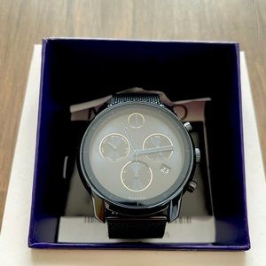 Movado Bold Chronograph Blue sunray Dial Men's Watch